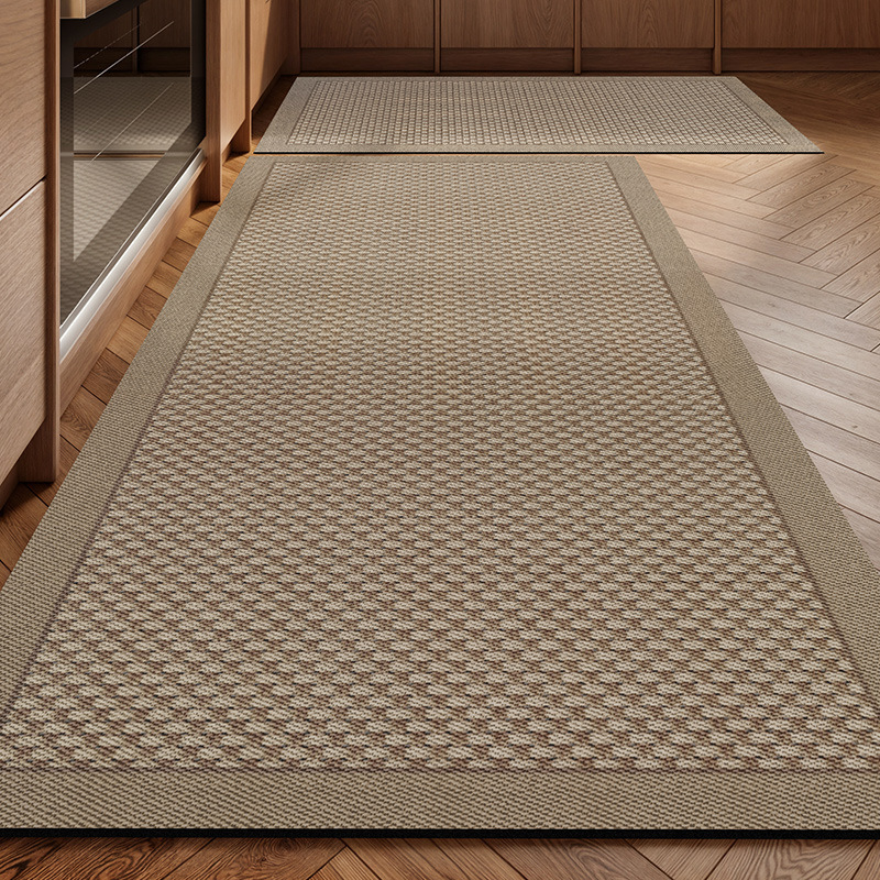 Picture of Kitchen Floor Mat Water Absorbent Oil-proof Light Luxury High-level Wash-free Diatom Mud Non-slip Mat Household Door Mat