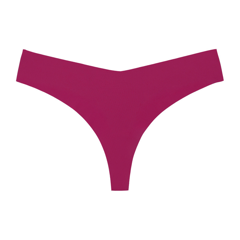 Picture of European and American Cross-border Pregnant Women's plus size Traceless Women's Underwear Class A Ice Silk Breathable Sports Low Waist Naked Briefs for Women