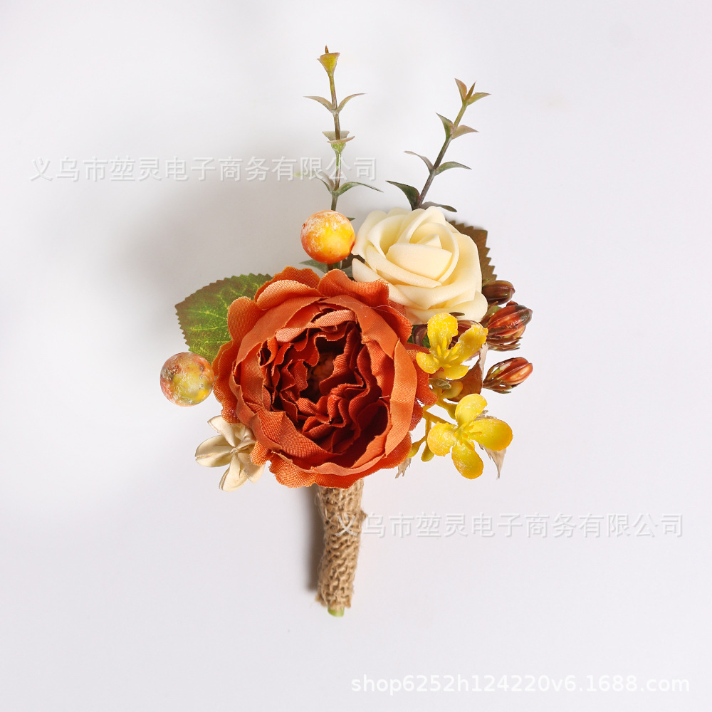 Picture of Wedding Bride Bridesmaid Wrist Flower diy Handmade Creative Wrist Flower Holiday Seaside Wear Holiday Decorative Flower