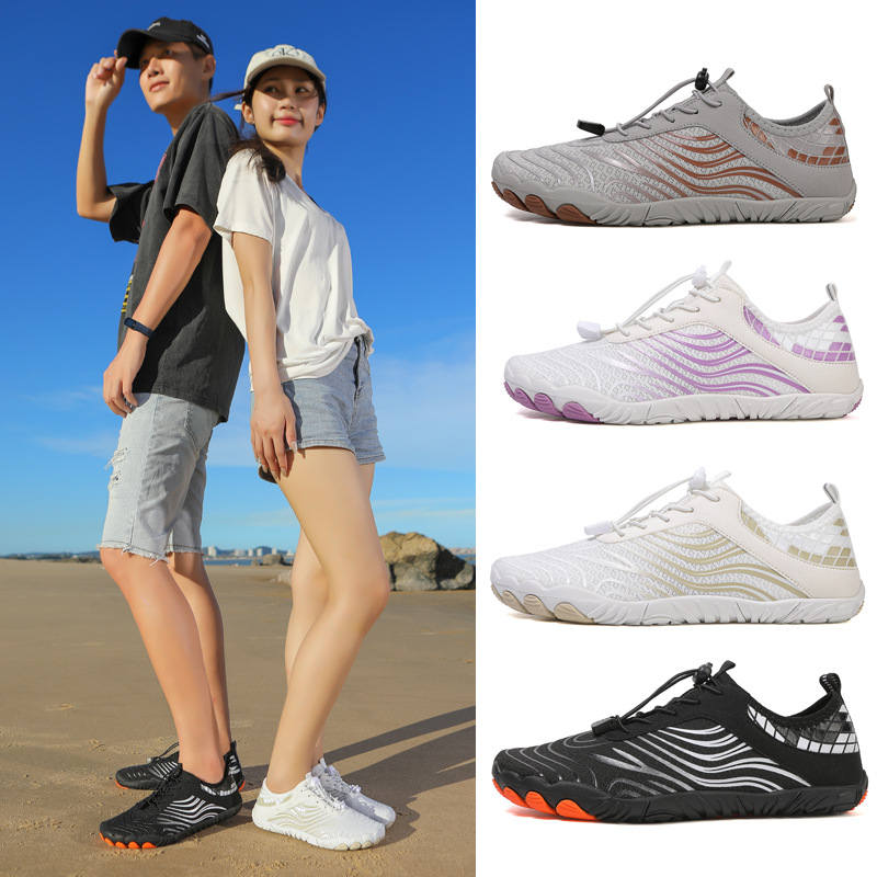 Cross-Border New River Tracing Shoes for Couples, Quick-Drying Beach Shoes, Outdoor Swimming Wading Shoes, Hiking and Mountaineering Five-Finger Shoes