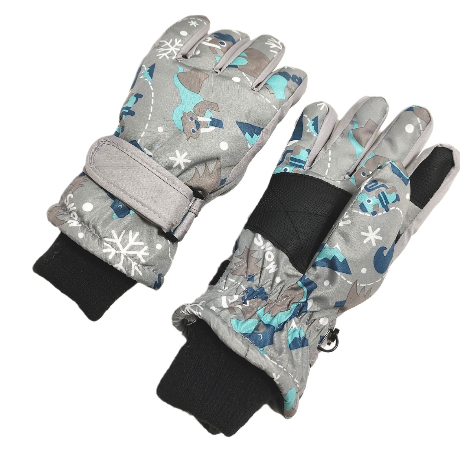 Picture of Ski gloves winter outdoor sports wholesale color children's gloves 9-15 years old warm gloves factory spot