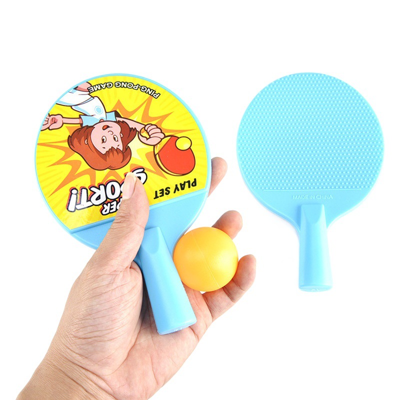 New parent-child outdoor sports training sports supplies learning table tennis racket set stall toys wholesale