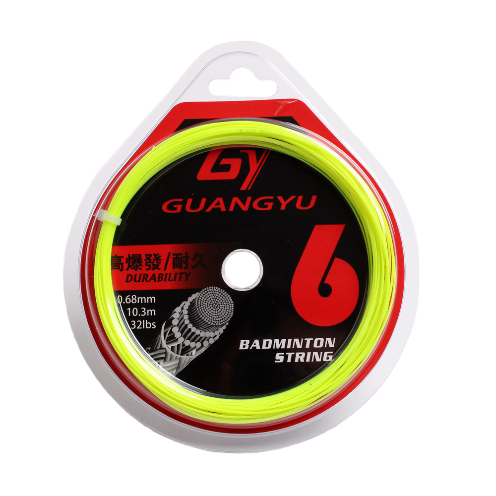 Cross-Border Exclusive Supply of Guangyu No. 6 Badminton Racket Strings, High-Strength Badminton Strings, High Elasticity and Durability