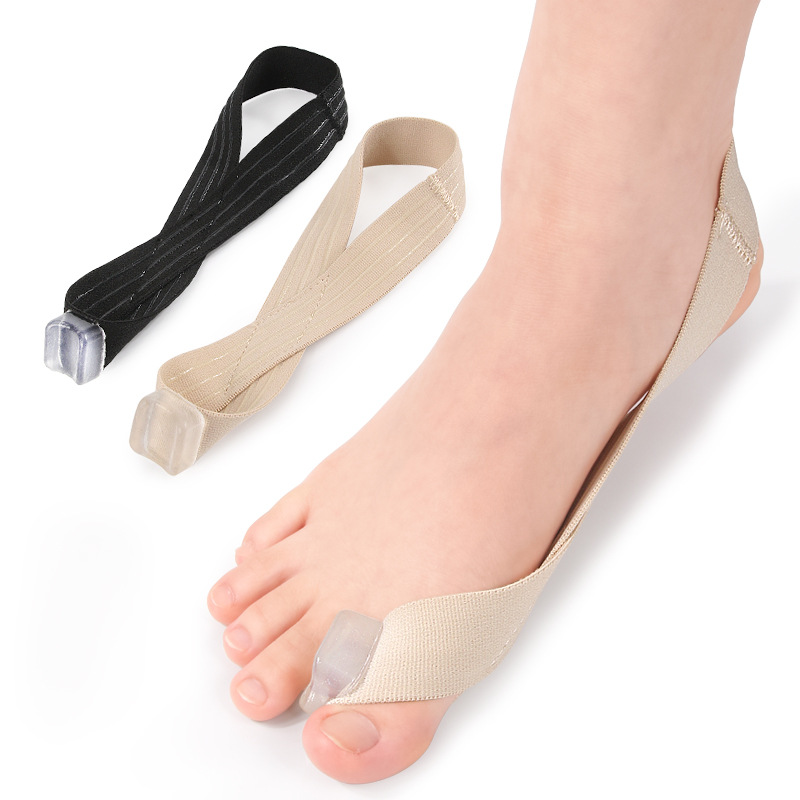 Thumb valgus toe orthosis day and night wearable shoes big foot bone overlapping toe separator tension strip