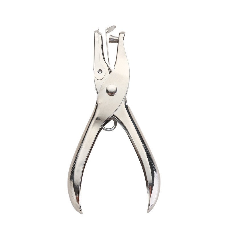 Picture of Office Supplies Puncher Metal Manual Puncher Student Stationery A4 Paper Single Hole Loose-Leaf Manual Puncher