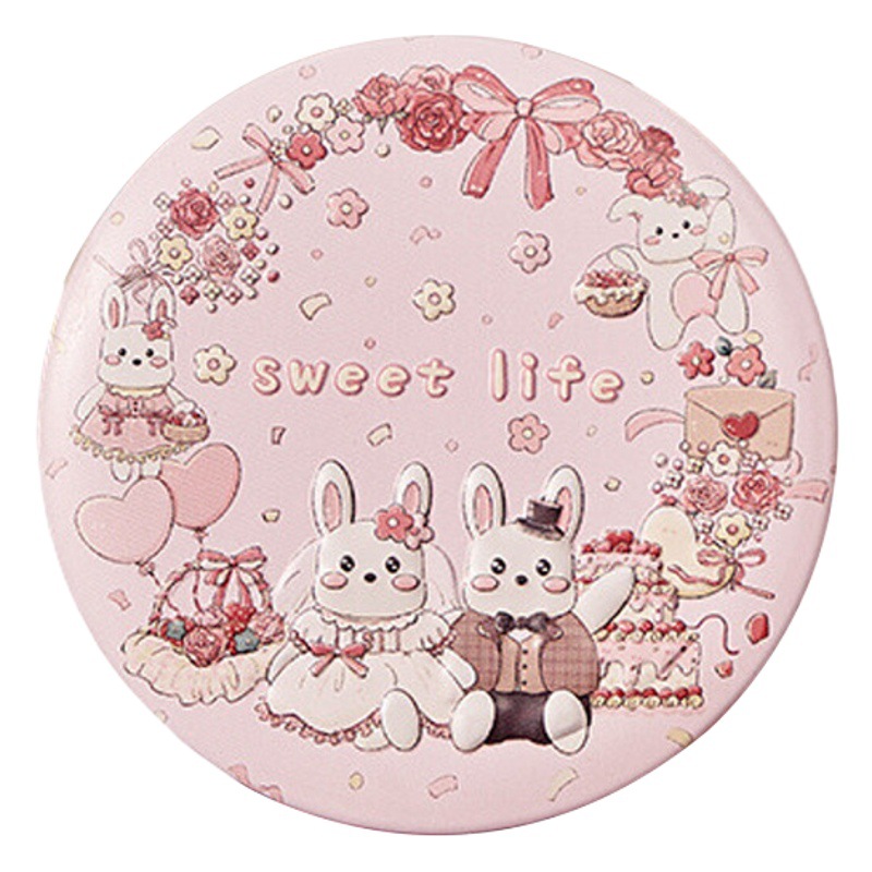 New Original candy box three-dimensional pattern drum-shaped jar baby 100-day candy gift box fruit tea packaging iron box