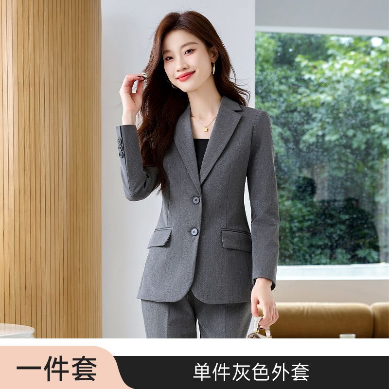 Picture of 2024 Spring and Autumn New Professional suit Women's High-end Sales Jewelry Store Work Clothes Interview Suit Dress Long Sleeve