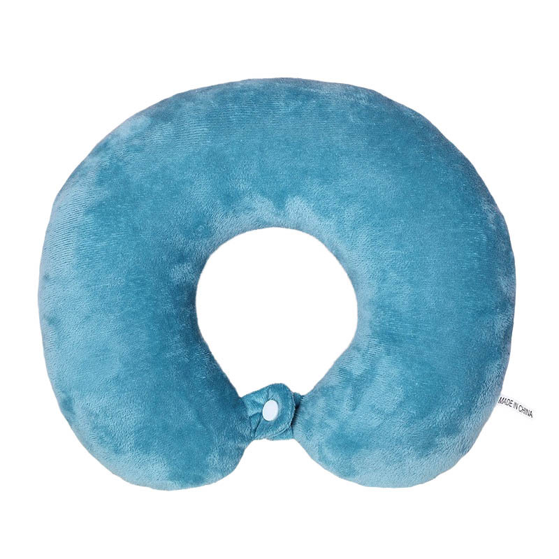 Picture of New PP cotton solid color U-shaped pillow headrest office nap pillow travel rest cervical pillow wholesale