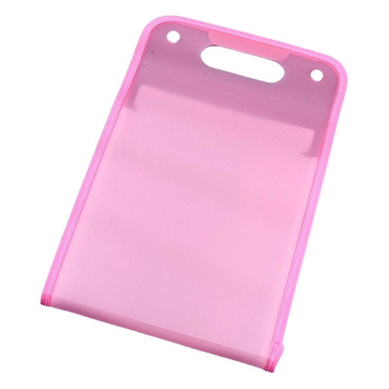 Vertical organ bag portable student a4 organ folder office file classification test paper storage bag wholesale
