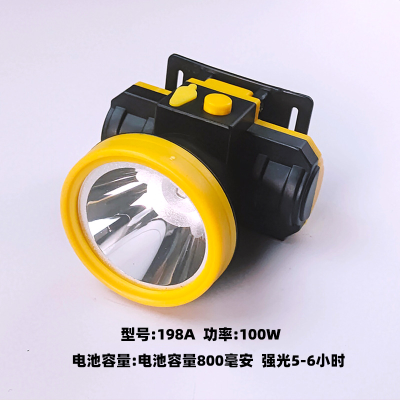 LED outdoor patrol flashlight head-mounted light long-range high-power light household 100W high-power headlight wholesale