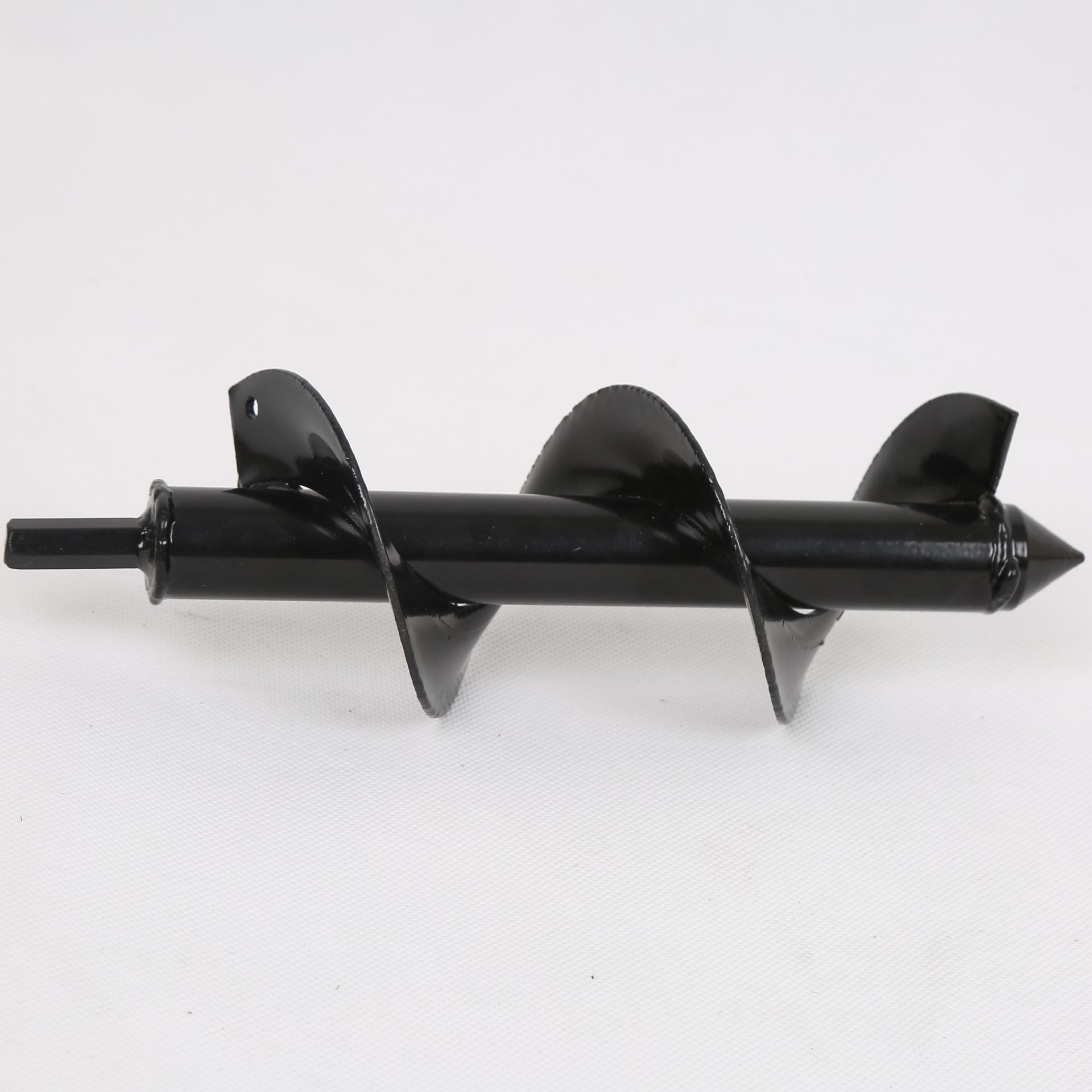 Picture of Factory Garden Garden Soil Loosening Lilac Flower Twist Drill Digging Planting Tool Alloy Ground Drill Spiral Drill Bit Accessories