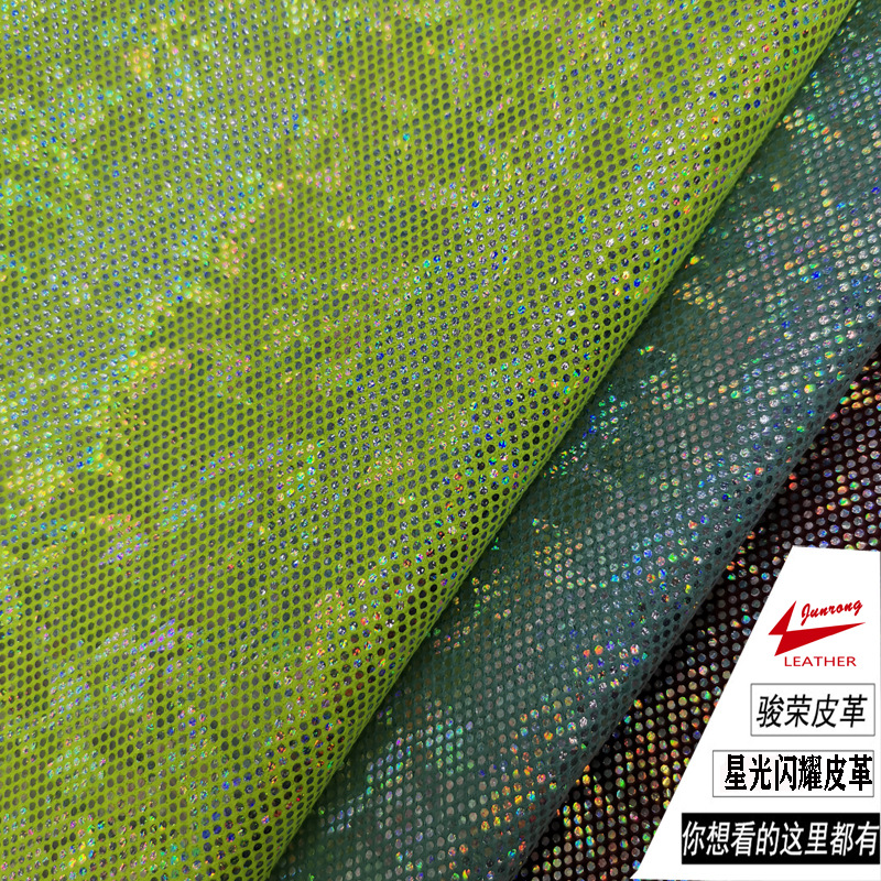 0.6mm polka dot bronzing printing PU synthetic leather fabric crafts handbag mobile phone case leather packaging leather