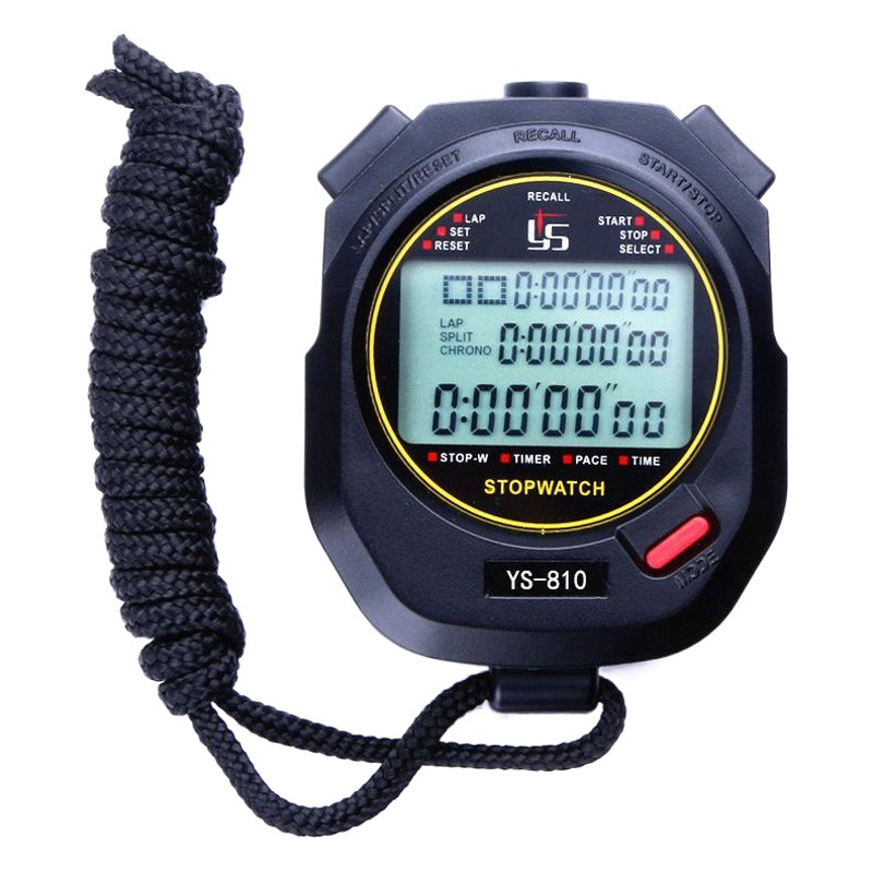 Factory wholesale YS-810 yisheng 10~100 stopwatch timer sports training running students exercise referee