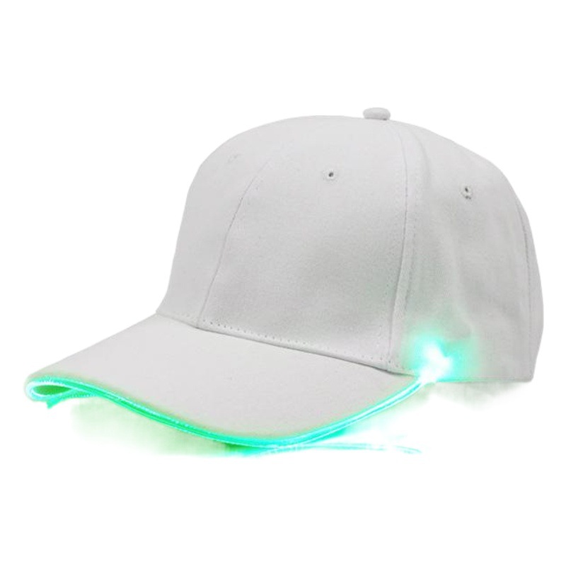LED luminous hat luminous running cotton peaked cap outdoor sun-proof luminous mountaineering sun-proof baseball cap