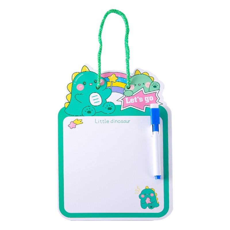 Cartoon Double-sided Erasable Drawing Board Kindergarten Children's Drawing Graffiti Whiteboard Kindergarten Early Education Message Writing Board