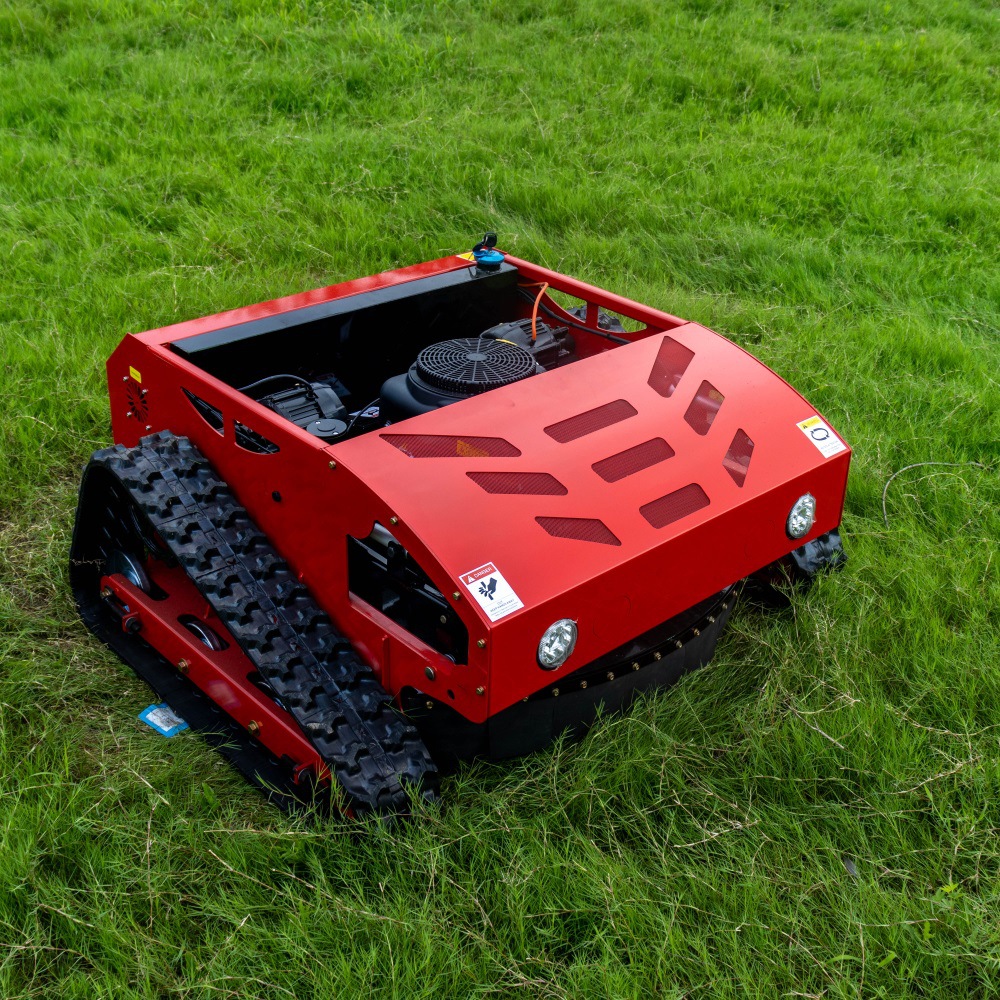 Picture of Source Manufacturer Remote Control Lawn Mower Robotic Lawnmower Ht800 Crawler Agricultural Weeding Machine