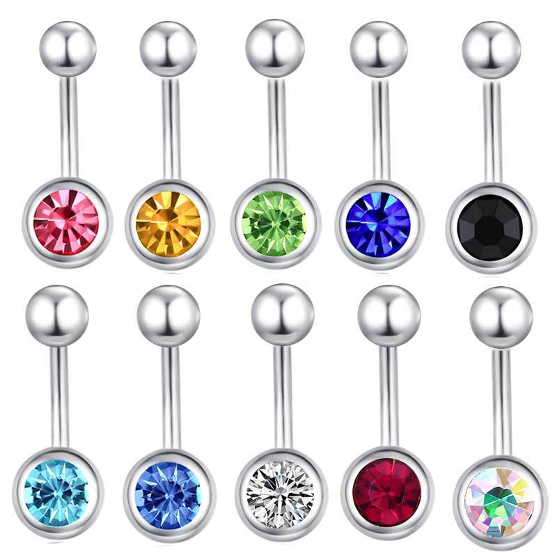 DIY1.6mm Rod Thick Diamond Czech Diamond Nail Ring Titanium Steel Nail Nail Factory Outlet
