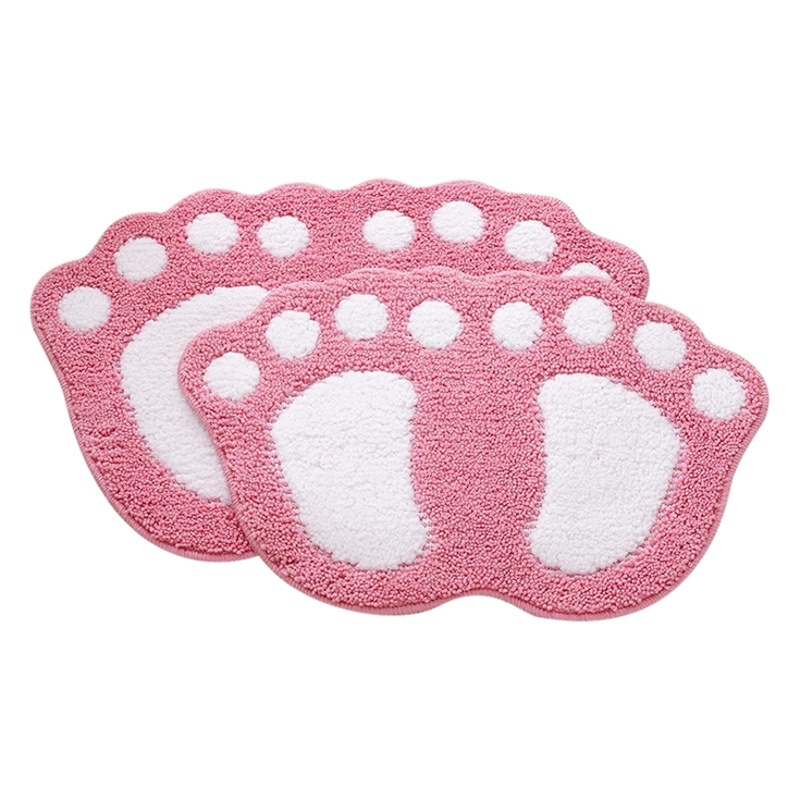 Bathroom Non-Slip Absorbent Floor Mat Carpet, Living Room Bedroom Entrance Door Bathroom Floor Mat, Thickened Foot Mat Carpet Pad