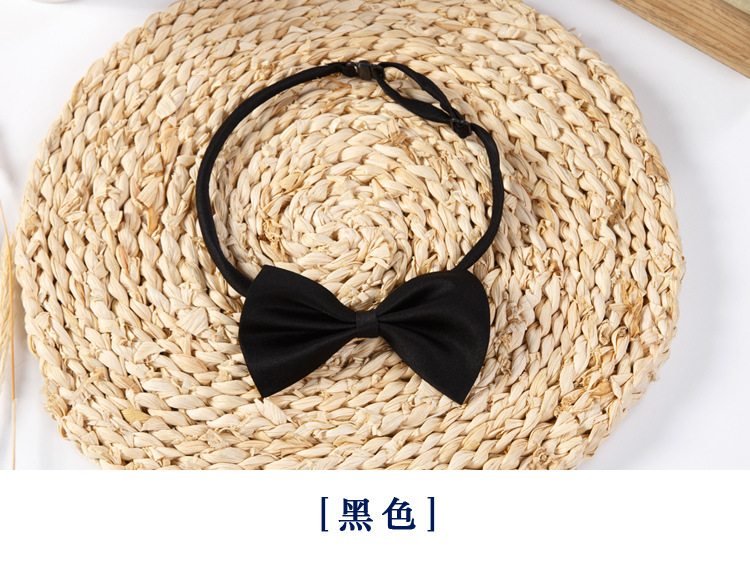 Picture of Children's Little Tie Boys' Bowknot Girls' Children's Baby Flower Girl Dress Jewelry British Black Red White
