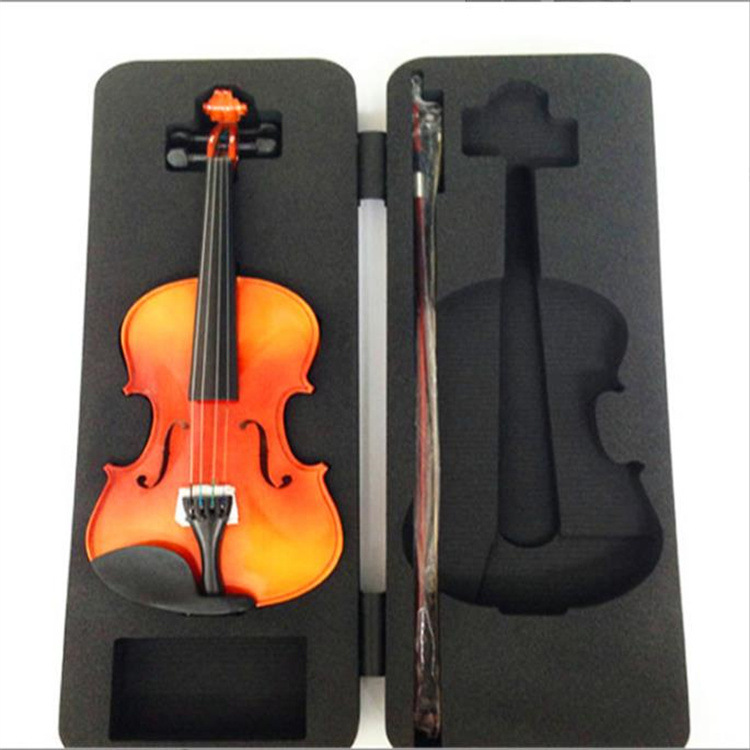 Dongguan factory EVA hot pressing carving shaping hard shell guitar box eva cold pressing one-time forming luggage lining