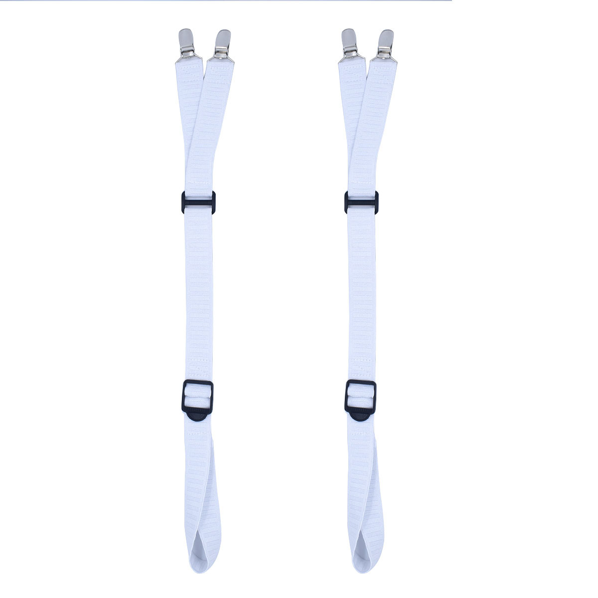 Picture of Cross-Border Supply Adult Men's Shirt Non-Slip Anti-Wrinkle Elastic Jacquard Three-Clip Y-Style Garter Fixed Clip