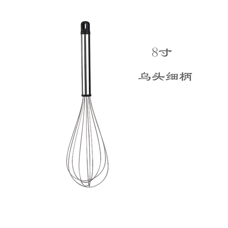 Picture of Baking tools egg beater stainless steel bold blender semi-automatic egg beater manual Mini Silicone dispenser