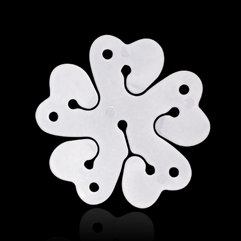 Picture of Wholesale modeling balloon accessories plum blossom card clip wedding room decoration flower shaped balloon clip-new 6 in 1