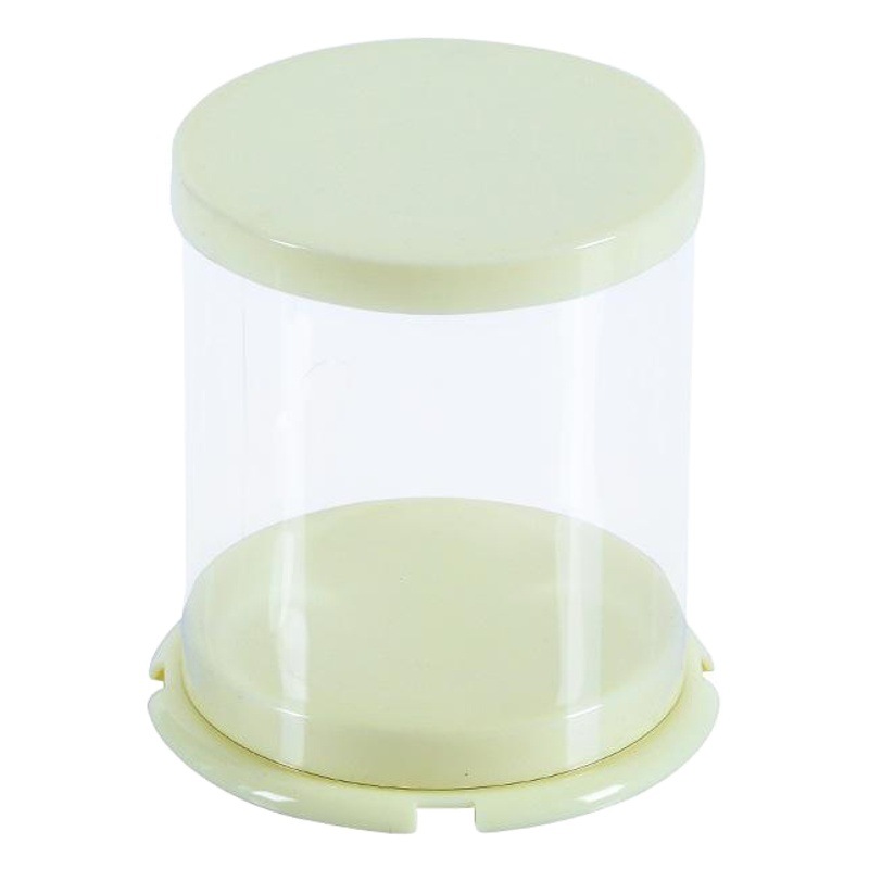 ins Internet celebrity round cake box transparent 2-inch mousse dessert small Western pastry box French sweet baking cake box