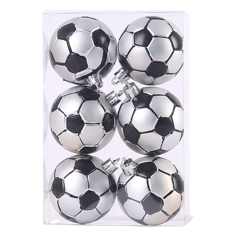 Amazon Cross-border Hot Sale Christmas Decorations Christmas Tree Hanging Ornaments Football Basketball Football Baseball Christmas Ball