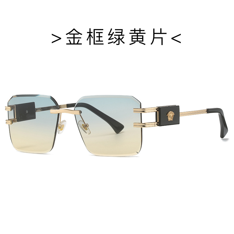 Picture of New fashion head sunglasses 3025 European and American personality sunglasses men and women cross-border all-match rimless sunglasses