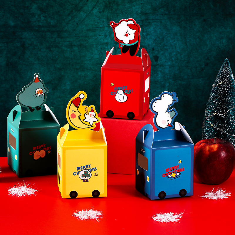 New Creative Christmas Eve Gift Apple Packaging Box Children's Small Gift Decorative Paper Box