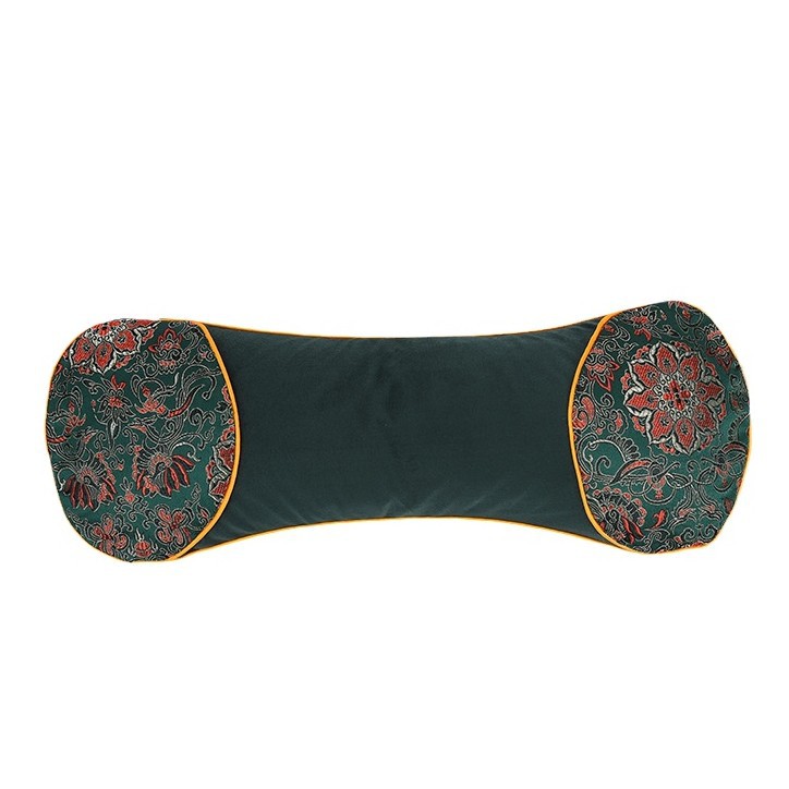 Picture of wormwood heating pillow cervical pillow household removable moxibustion hot compress bone headrest autumn and winter neck protection wormwood pillow
