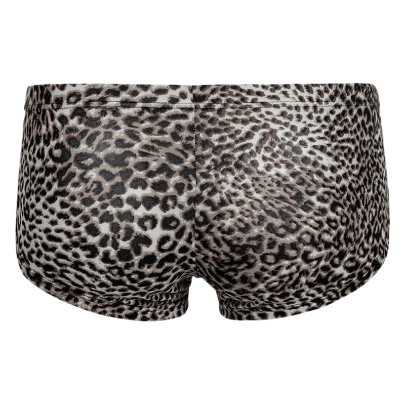 B202 men's underwear breathable leopard print sexy small boxer male boxer pants tide a generation of hair