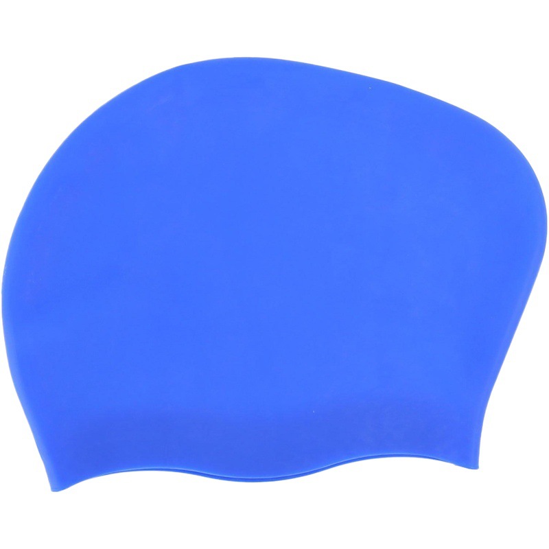 Amazon Adult Comfortable Silicone Swimming Cap Waterproof Anti-Slip Hair Care Swimming Cap for Women with Long Hair