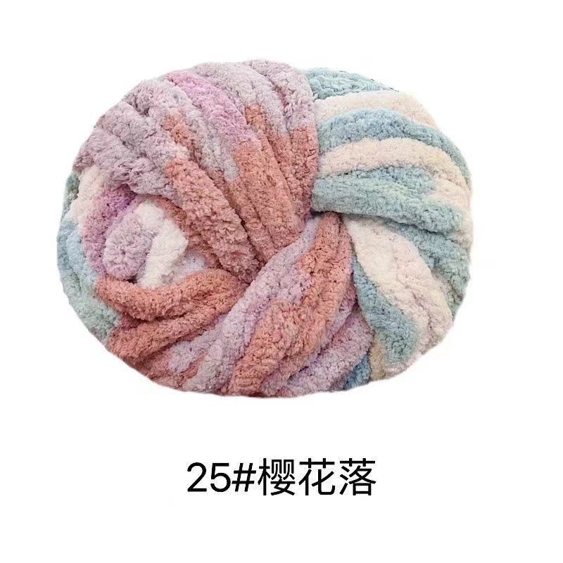 Picture of Extra Thick Ice Stick Cat Tail Thread Wholesale Sausage Wool Handmade DIY Cushion Blanket Cat Nest Big Tree Sweater Decoration