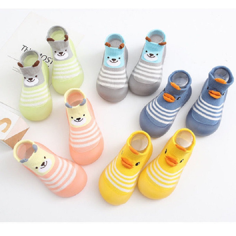 Picture of Infant Toddler Shoes and Socks, Spring and Autumn Thin Style, Baby Anti-Falling, Anti-Collision, Anti-Slip, Soft Sole, Wear-Resistant Floor Shoes