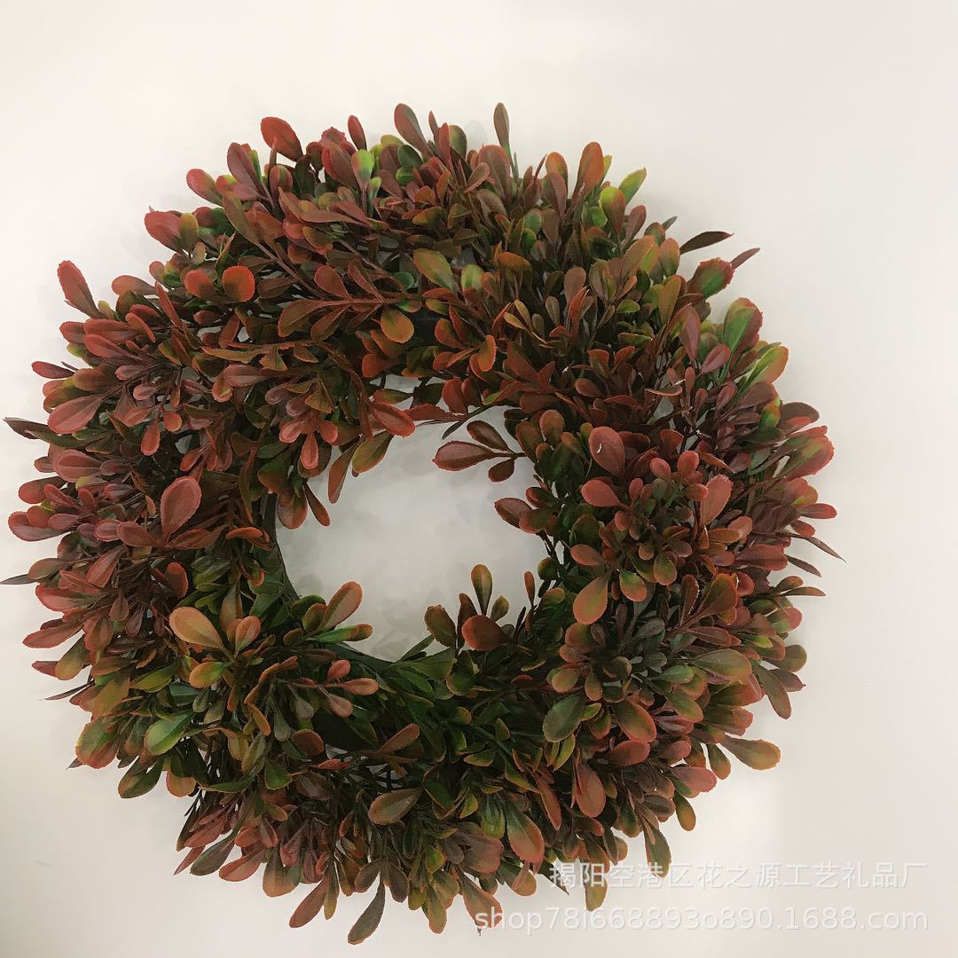 Artificial Garland Grass Ring Door Decoration Pendant American Large Small Milan Garland Home Wall Decoration Wall Hanging