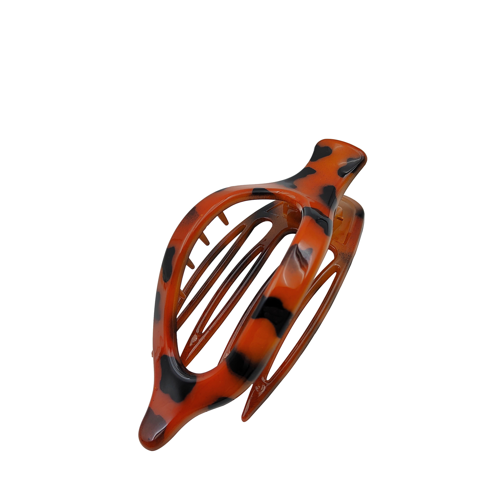 Picture of Cross-Border Large Flat Duckbill Clip Oval Hair Claw Clip European and American Fashion Back of the Head Claw Clip French Matte Hair Accessory