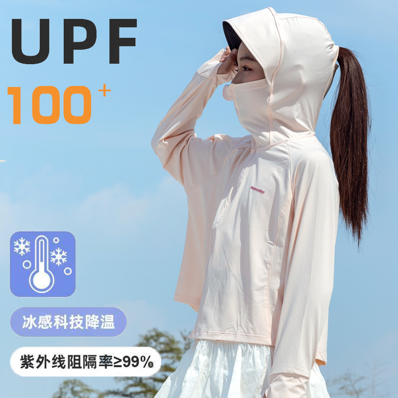 Picture of Girls' Sun Protection Clothing Summer Ice Silk Cool Feeling Anti-Uv 2025 New Boys' Sun Protection Clothing Kidsren's Jacket 3-6