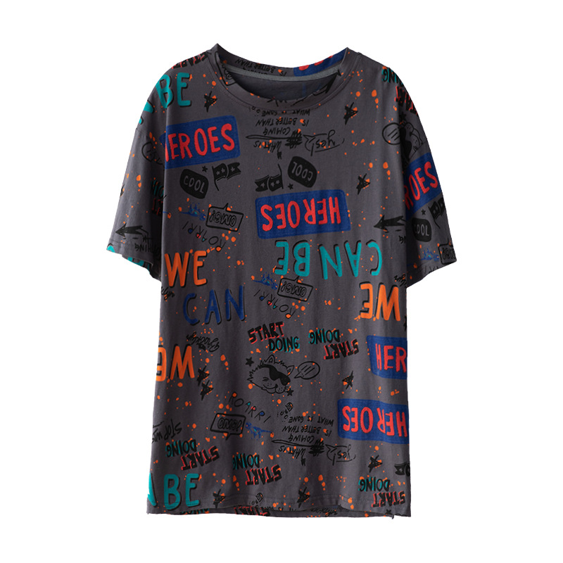 Picture of Short-sleeved T-shirt Women's Clothing 2023 Summer New Loose Fashion Western Style Pure Cotton Design European Style Clothes Top