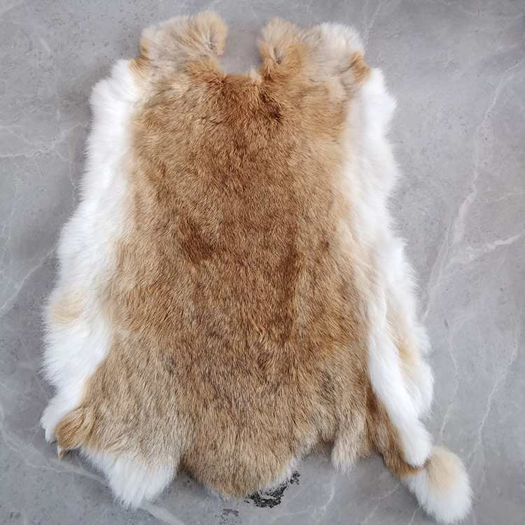 Picture of Extra Large Thick Old Rabbit Skin Rare Color Rabbit Skin Cushion Home Furnishings Decoration with Cooked Rabbit Skin Whole Piece