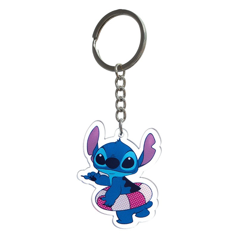 Stitch keychain keychain cartoon cute pendant girl bag pendant key ring small gift