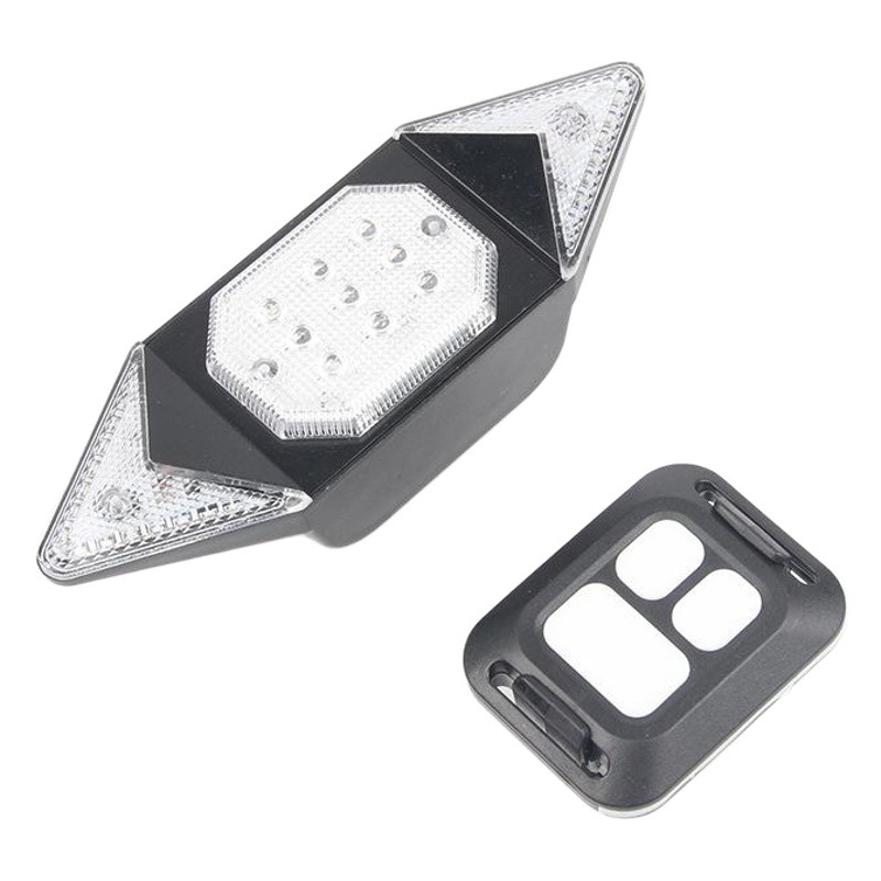 USB rechargeable bicycle turn signal wireless remote control bicycle tail light headlight mountain bike turn cycling light 6700