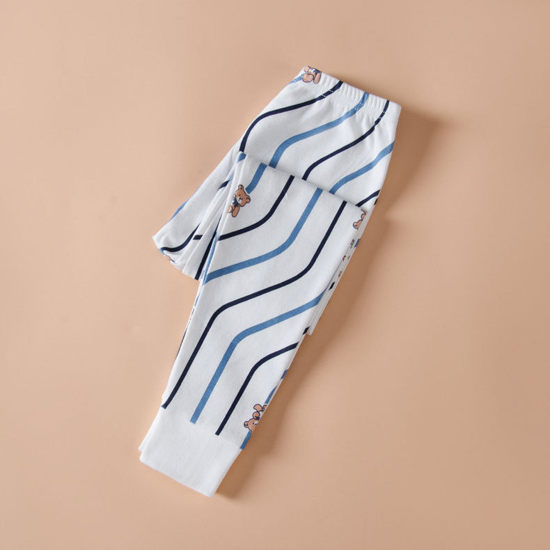 Picture of Children's Cotton Wool Pants for Autumn and Winter Children's Cotton Soft Breathable Autumn Pants Baby's Printed Warm Home Pajama Pants