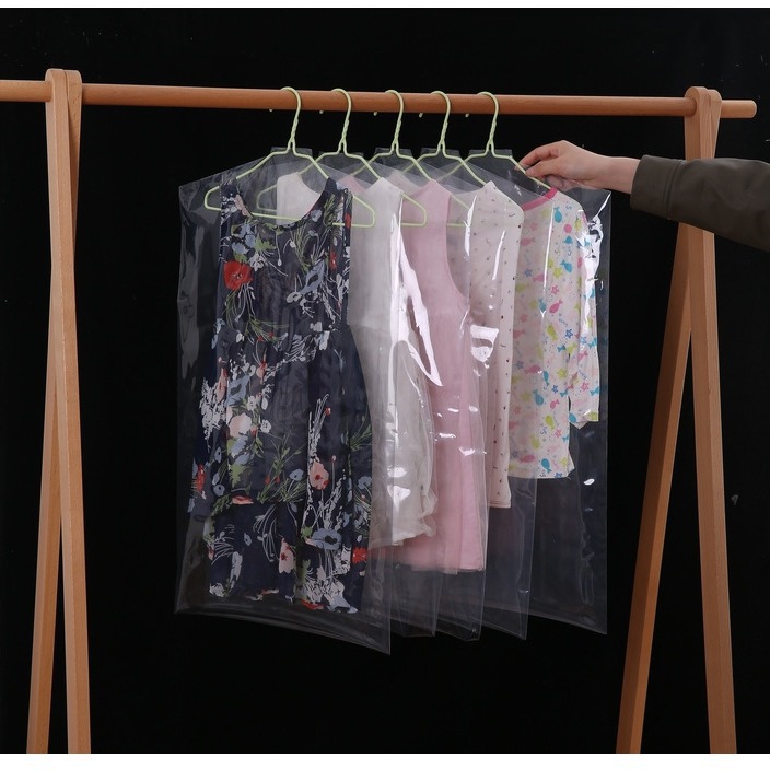 Children's Clothes Dust Cover Thickened High Transparent Baby Clothes Dust Bag Children's Clothing Store Hanging Bag Storage