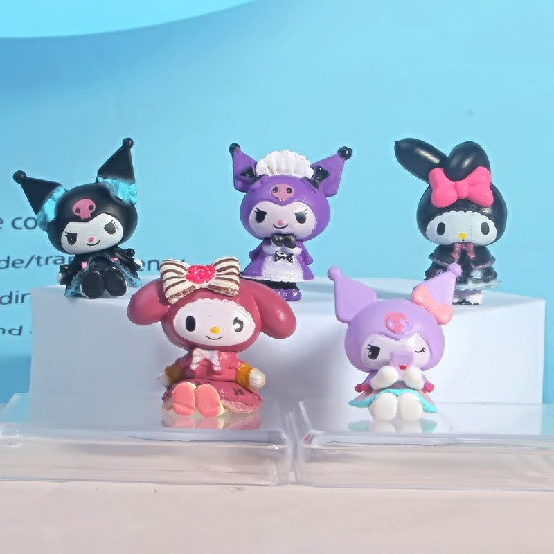 Kulomi Cake Baking Ornaments Melody New Lolita Blind Box Gashapon Doll KT Car Handset
