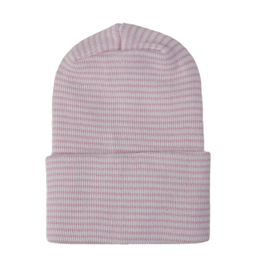 Picture of Double-Layer Thickeneded Warm Baby Hat Winter Fetal Hat Super Soft Material Yarn Baby Knitted Hat Pullover Hat