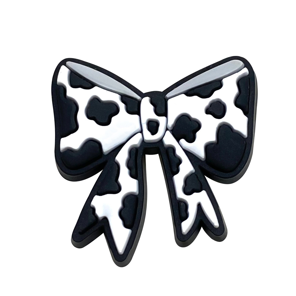 Picture of cartoon cow series hole shoes shoes flower accessories hole shoes diy accessories pvc plastic drop shoe buckle