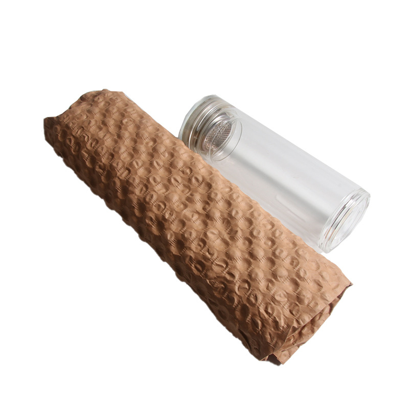 Picture of Biodegradable reusable buffer double-sided shockproof bubble paper express shipping packaging cowhide foam paper pad