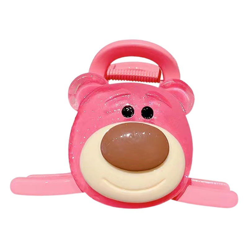 Children's Cartoon Cute Clip Girl's Ball Head Claw Clip Little Girl's Head Headwear Dopamine Hair Accessories